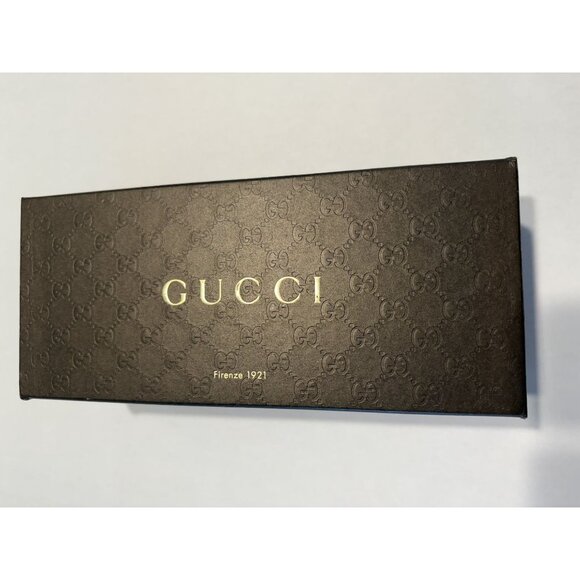 Gucci Charlotte Nero Black Nappa Leather GG Ballet Flats Vintage Women's 38 - Picture 2 of 10